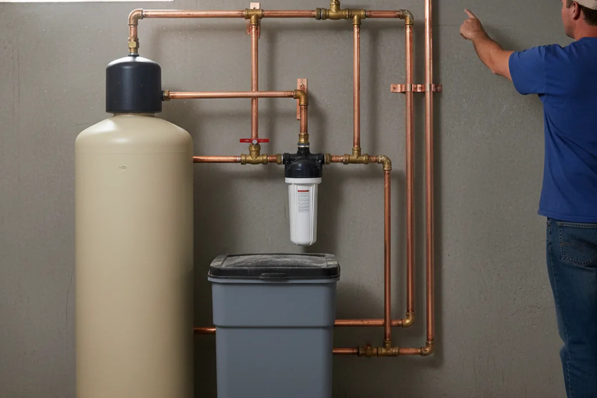 Whole-house water treatment system installed in Woody